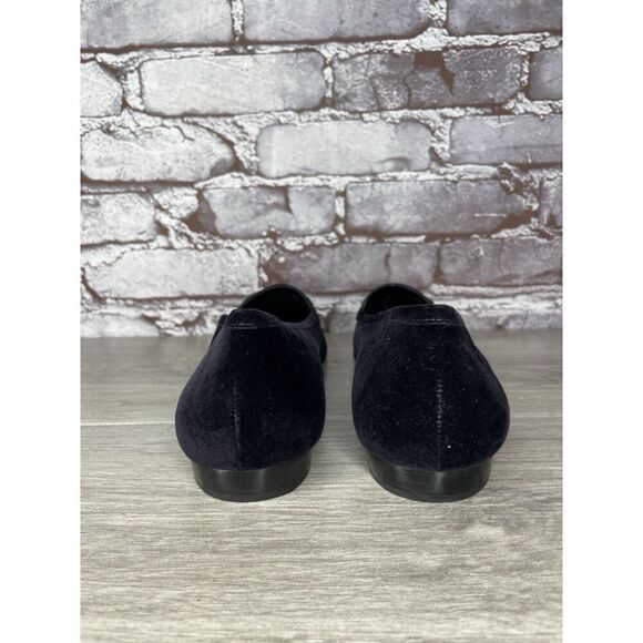 Enzo Angiolini Gray Black Suede Slip On Dress Flats Women’s Sz 10M US/40.5EU - Picture 5 of 16